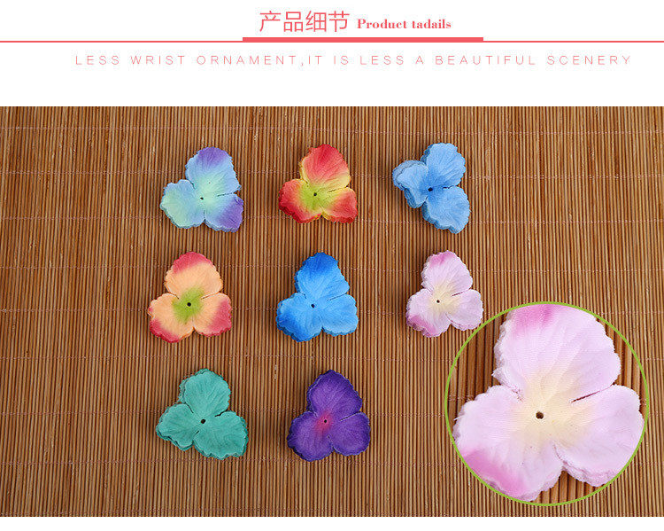 товар из китая 仿真花花环材厂家批发三仿真玫瑰花瓣仿真diy手工耳绣球花瓣装饰