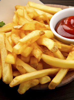 整箱蓝威斯顿3/8粗薯条LS308冷冻薯条炸鸡细薯条油炸小吃2KG*6袋