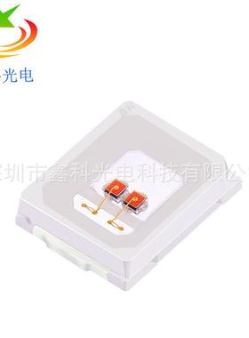 厂家蓝光led2835蓝色灯珠0.2w批发高亮贴片灯珠金线铜支架封装