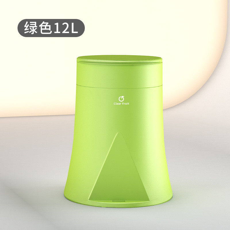 红色大号创意自动换袋有盖垃圾桶家用卫生间厨房客厅厕所打包塑料