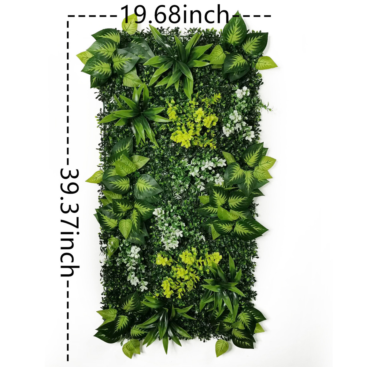 50*100cm仿真多肉植物绿色人造草坪背景植物墙造景园林墙面板草坪