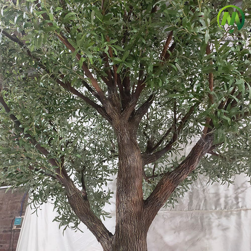 仿真橄榄树人造树酒店室内装饰树造景庭院4米大型玻璃钢橄榄树