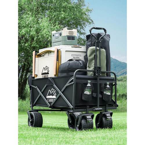 可折叠户外露营车推车营地车儿童可躺野营小拖车桌板野餐摆摊旅漩