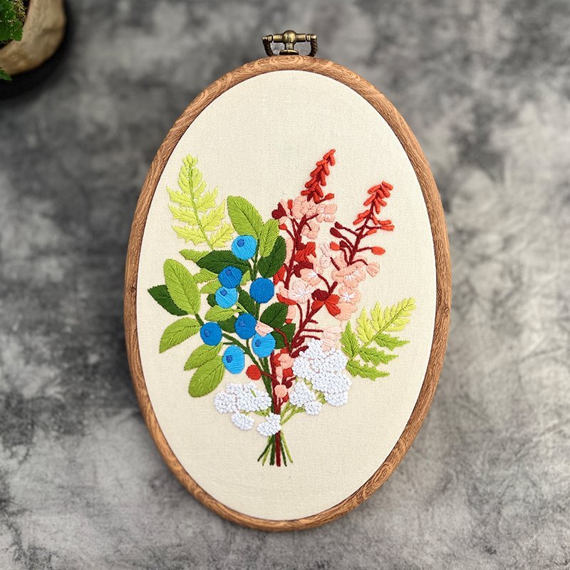 s^非遗鲁立体diy手工刺绣材料包欧式绣布艺绣花新手入门绣品