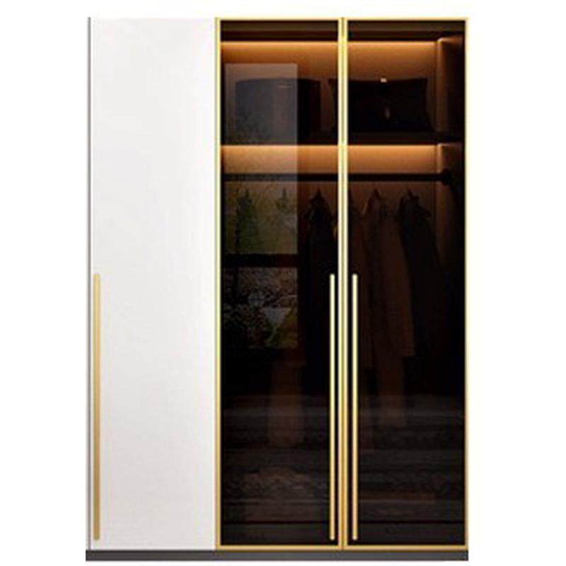 实木衣柜书桌一体收纳多层生态板电脑桌书柜小户型卧室家用组合