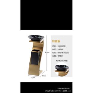 垃圾桶方管不锈钢大堂尚可烟灰新概念缸垃圾桶欧式时立式做logo