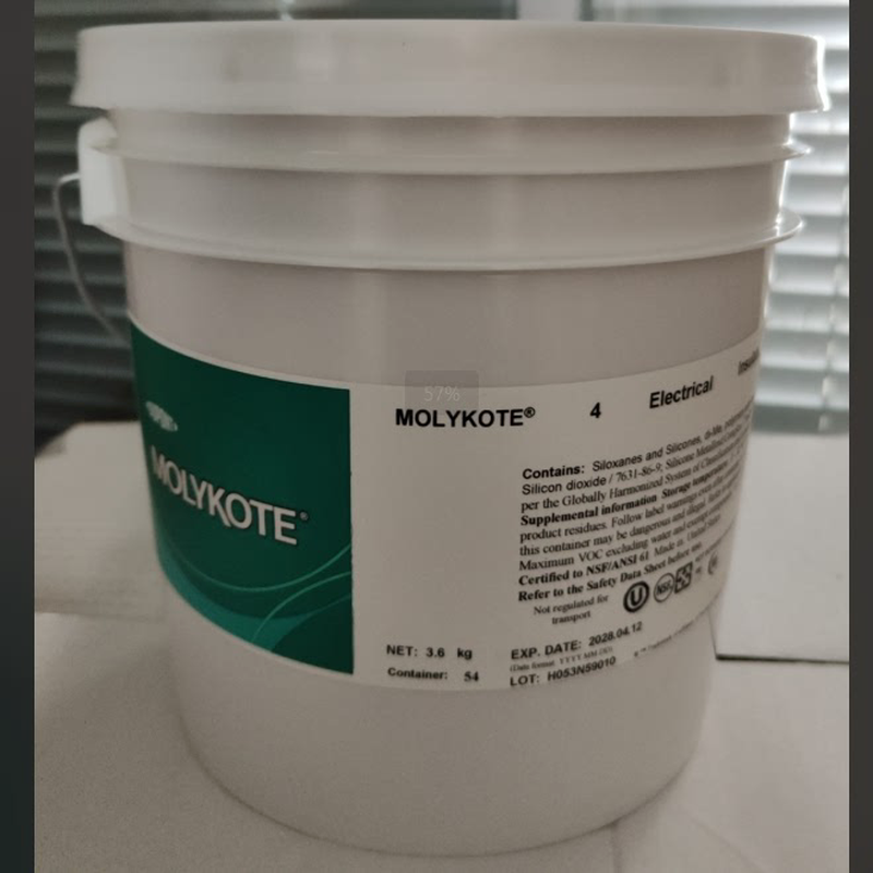 原装摩力克MOLYKOTE 4 Compound 火花塞电绝缘硅脂胶膏DC4 3.6KG