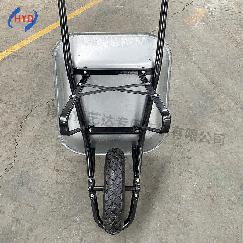 独轮车加厚推车建筑农用手推车wb6400镀锌小推车车斗车拉货车批发
