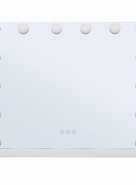 工厂台式50*40尺寸好莱坞化妆镜带14颗led灯泡家用梳妆镜子mirror