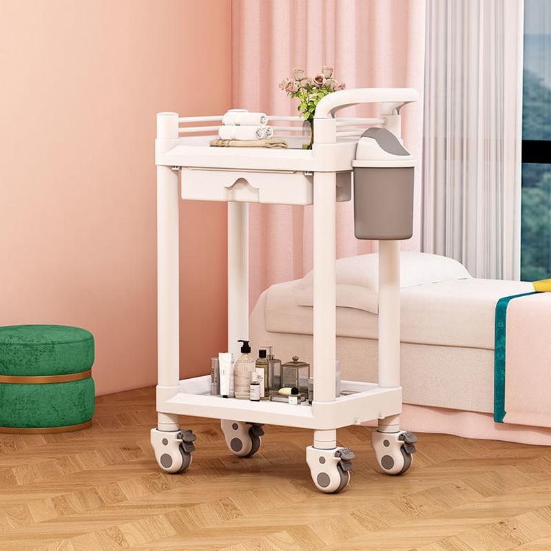 美容院专用美容小推车推车置物架三层小气泡仪器架子多功能工具车