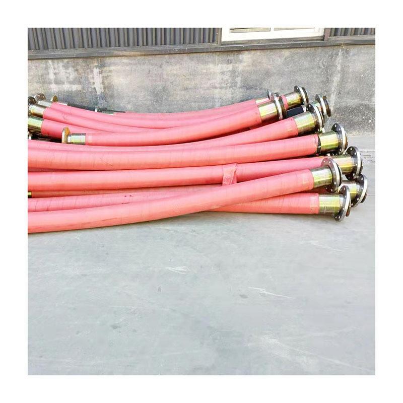 大口径高压胶管高低压橡胶管高压钢丝4寸6寸8寸法兰胶管编织管