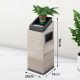 酒店大堂垃圾桶大理石带烟灰缸立式 不锈钢大厅用电梯口走廊灭烟桶