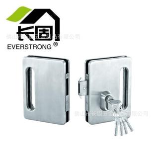 供应长固st g040双开不锈钢锁移门推拉门锁高隔玻璃门双钩玻璃