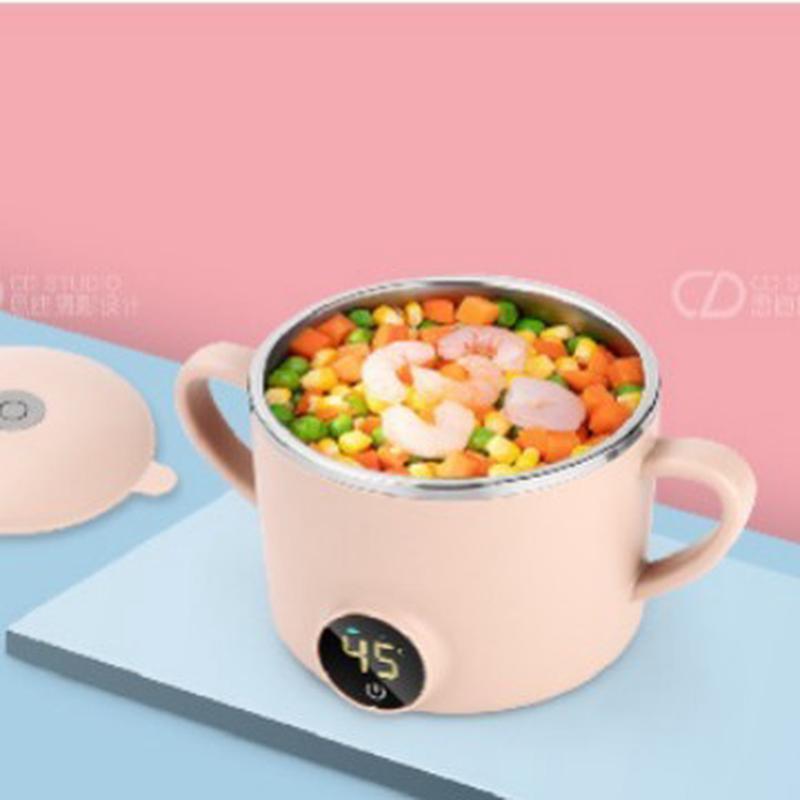 恒温免宝宝保温加热碗辅食碗注水充电式不锈钢婴幼儿童智能