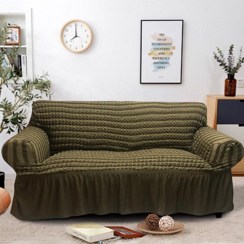 厂家批发现代简约弹力沙发套全包纯色布艺沙发罩沙发垫巾组合