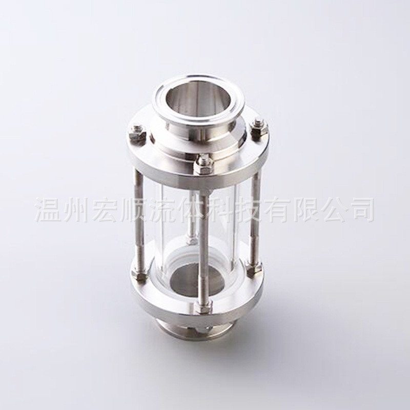 热销304 卫生食品级快装视镜视盅 卡箍式不锈钢容器玻璃管道视镜