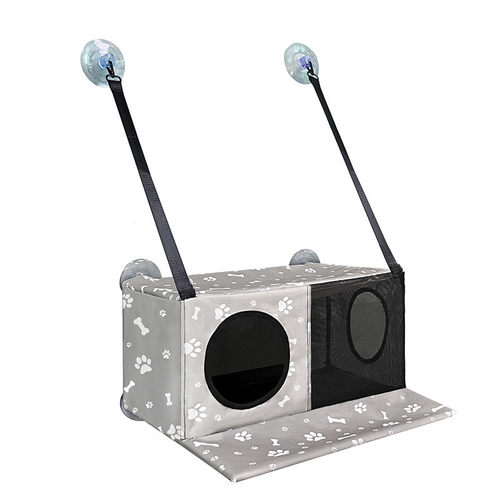 猫吊床挂式悬挂式猫窝窗户吸盘阳台猫咪窝免打孔挂吊床