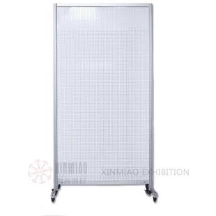 热销鑫淼金属展会铝合金展示柜展柜挂钩洞洞板广交会展柜标摊八棱