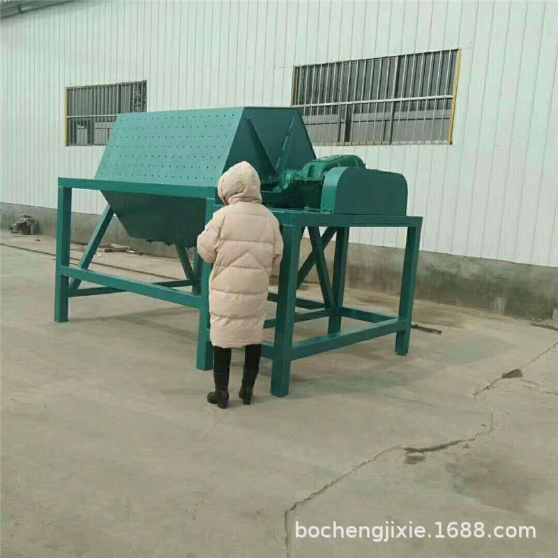 热销加振动筛加厚钢板滚筒抛光机六角橡胶内衬螺丝除锈机