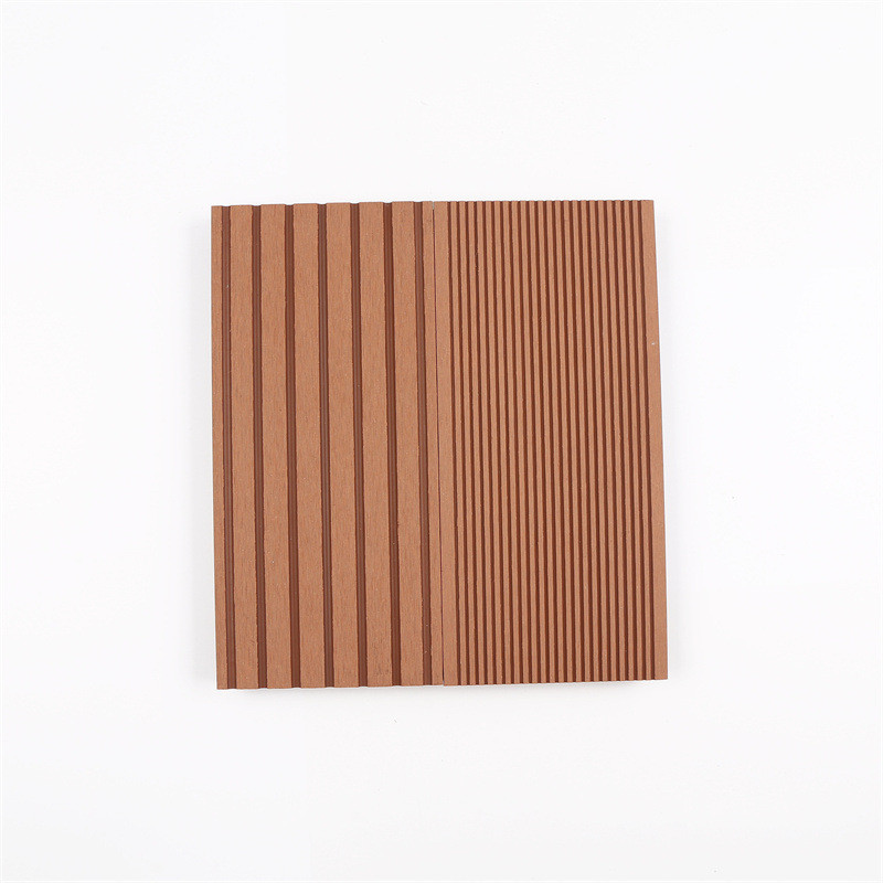 室外塑木地板花园地面阳台户外防水防腐木庭院wpc木塑地板工厂