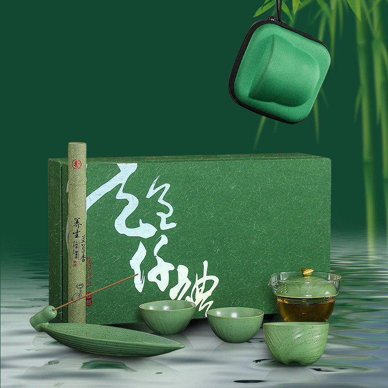 端午节快客杯创意旅行茶具套装户外便携陶瓷粽子文创伴手礼品茶具