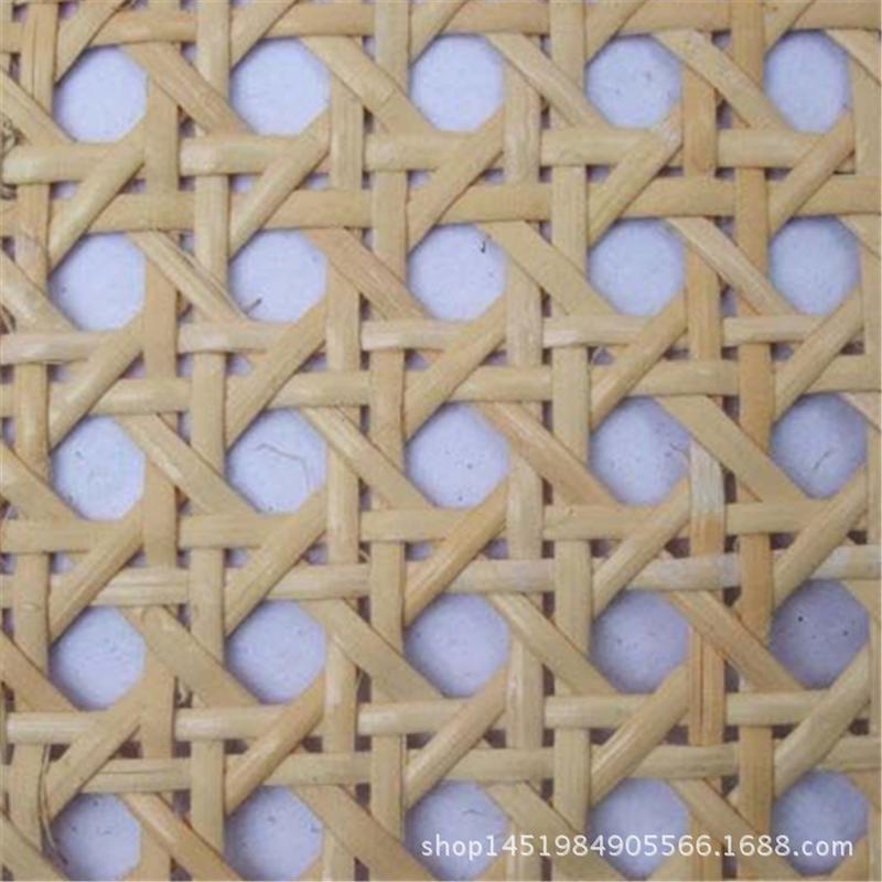 手工制作机械半半印尼天然藤编六角眼笪佛山生产厂家