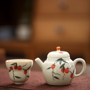 手绘茶具小功夫茶具泡茶壶单壶茶壶家用自带过滤沏茶 厂家直销新款