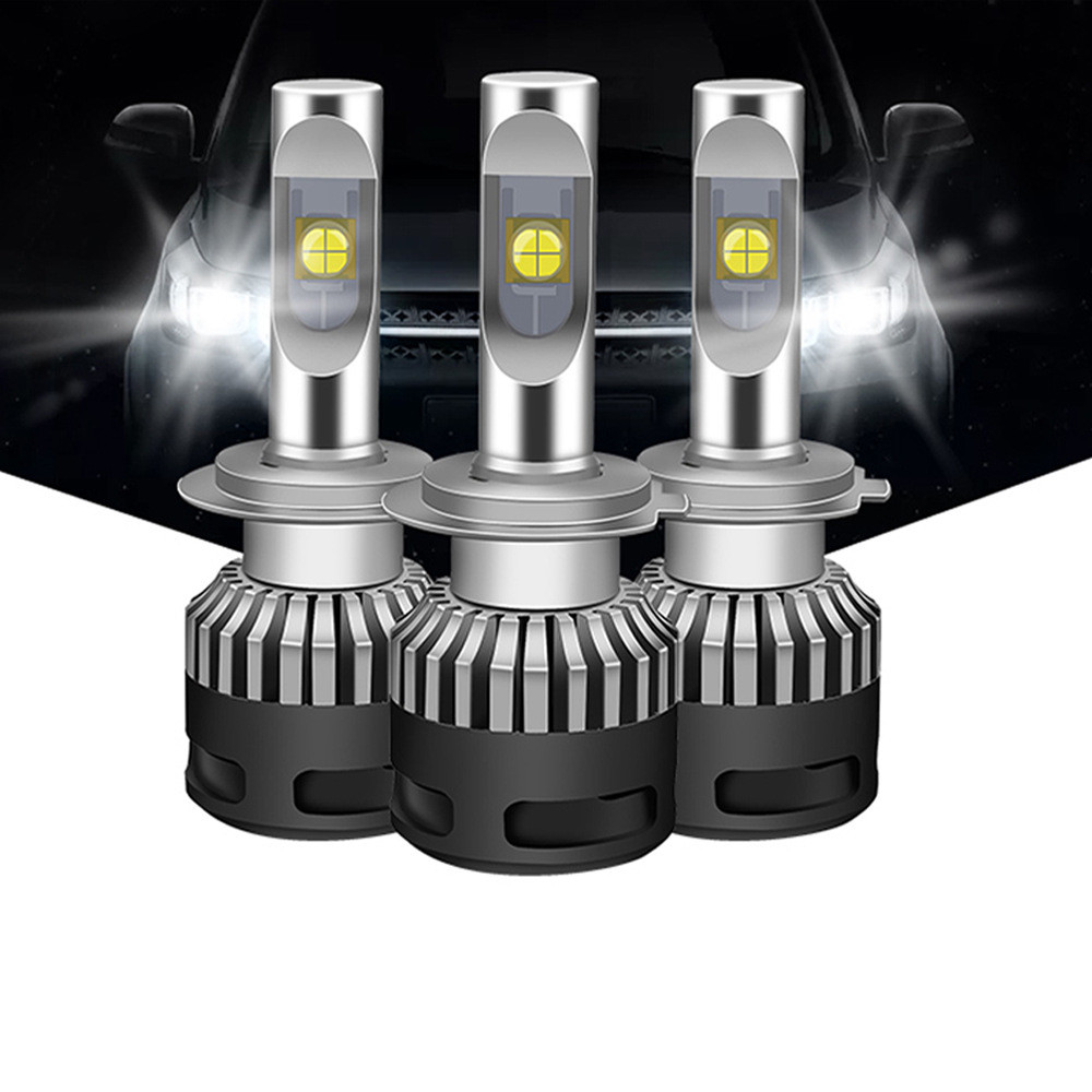 x9汽车led大灯xhp70车灯高亮聚光h4远近一体h7透镜e70改装灯泡