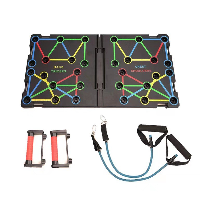 多功能俯卧撑板男女便携折叠家用健身器材腹肌训练板