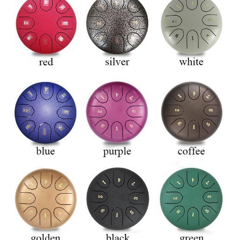 空灵鼓6寸8寸10寸12寸14寸钢舌鼓忘忧鼓初学专业打击莲花鼓手碟鼓