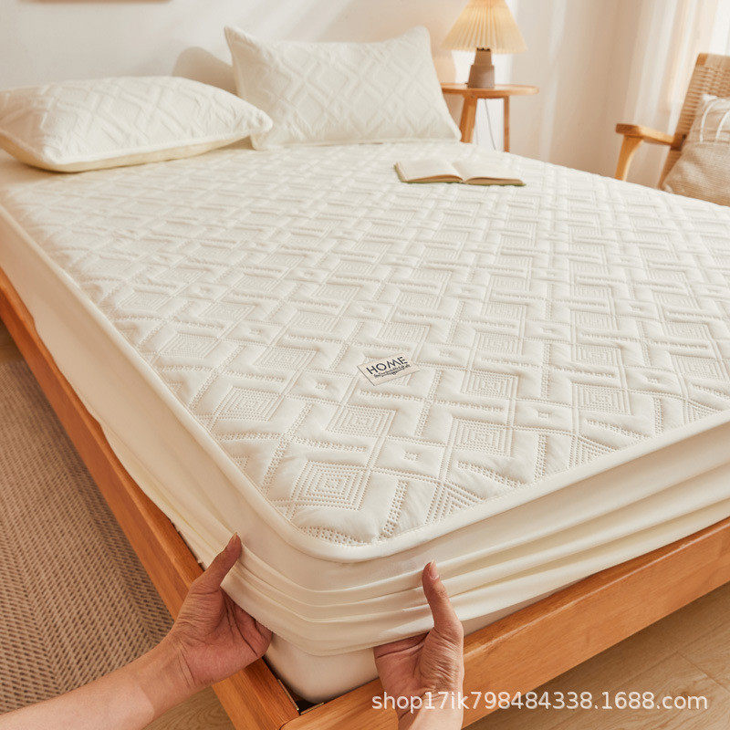 防水隔尿床笠单件夹棉加厚床罩床垫保护罩防尘床单席梦思床套