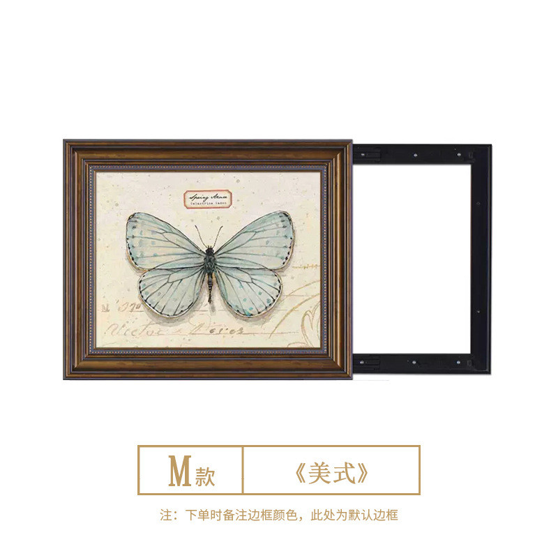 配电箱美式餐厅电表箱装饰画遮挡电源画电箱装饰开关盒空开箱壁画