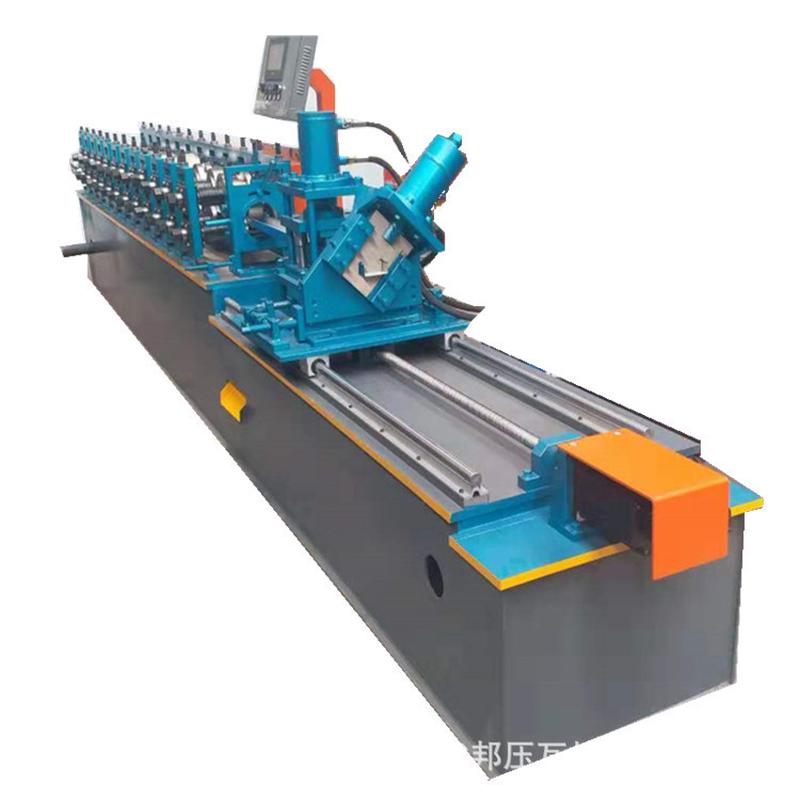 定做三角龙骨压瓦机设备瓦生产设备三角冲孔龙骨压角铁机