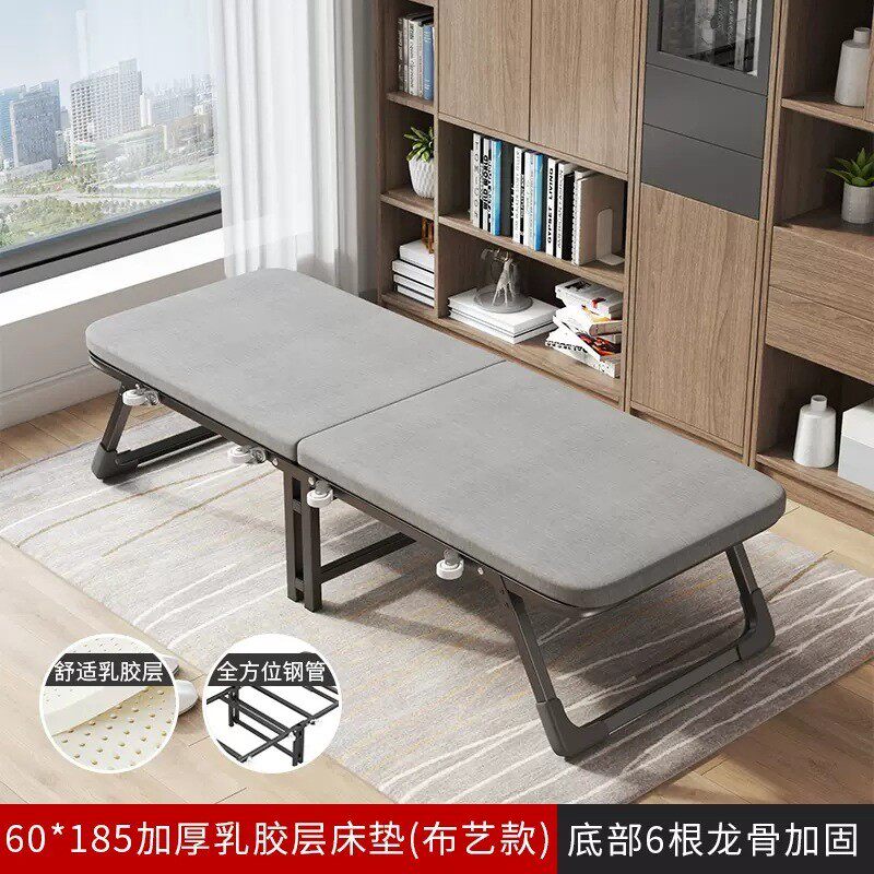 海绵折叠床简易办公室家用单人床免安装可折叠午休简易折叠床批发