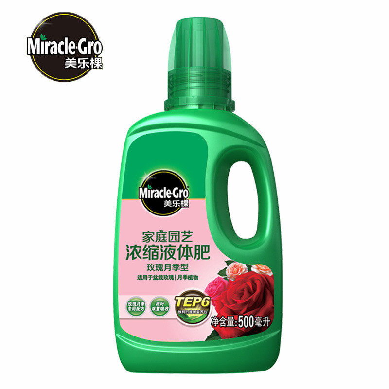 美棵乐园艺浓缩液体肥料营养液500ml玫瑰月季用10瓶/箱