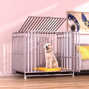 宠物笼大型犬超大狗笼子带厕所室内金毛拉布拉多狗笼子中型犬小型