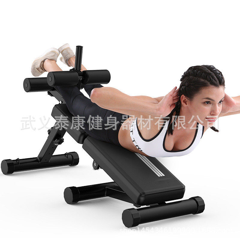 多功能哑铃凳可折叠家用仰卧起坐运动器材健身椅子飞鸟平板健身器