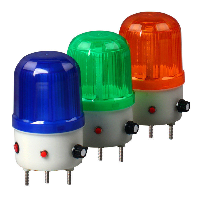 播报-6106j语音警报灯声光报警器lte器220v24v声音可调警示灯