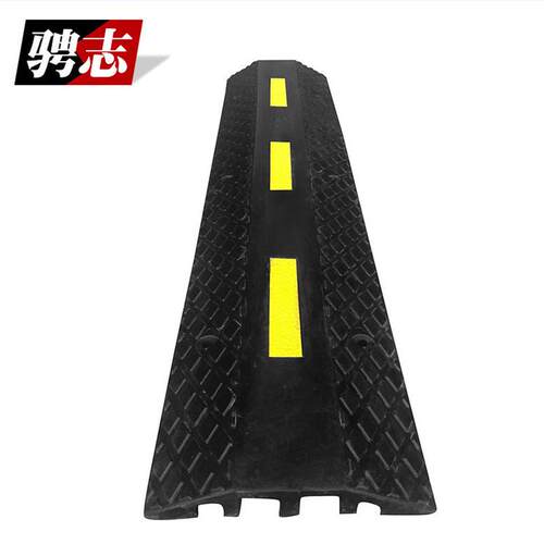 减速带户外二线槽橡胶压线PVC电缆保护道路舞台铺线板厂家直销