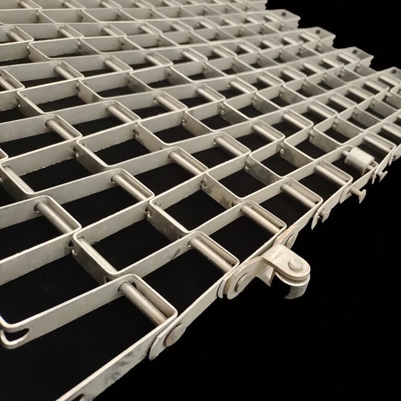 304不锈钢马蹄传动网带流水线输送带工业链条式网带清洗机网带