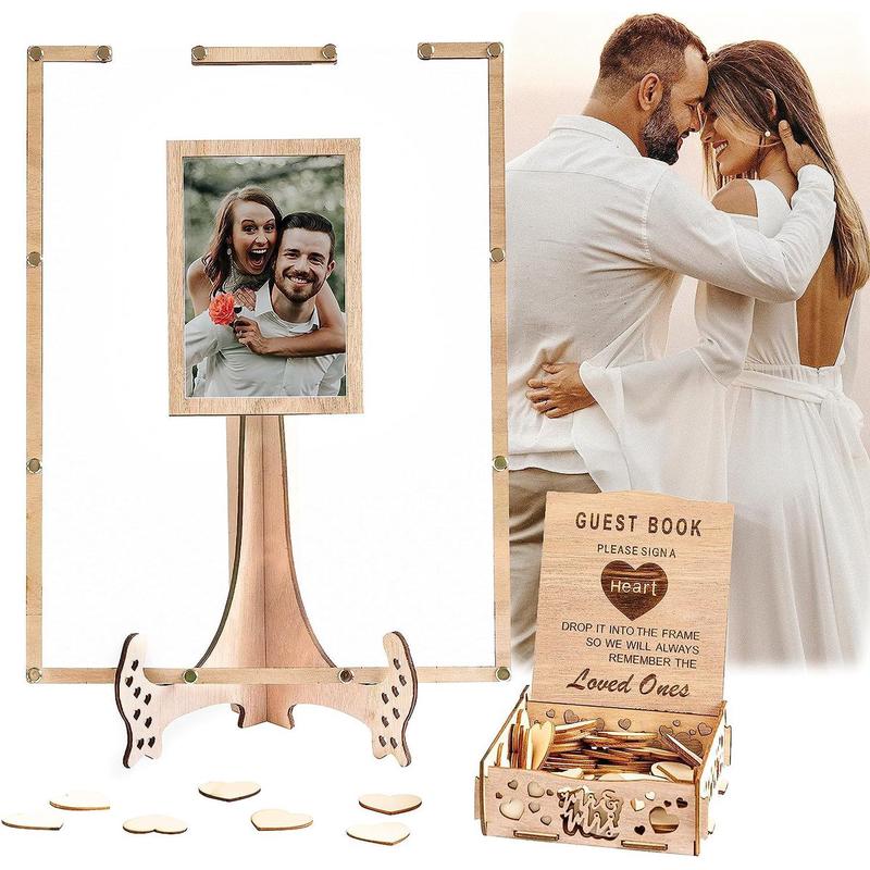 创意摆台签到板亚克力相框结婚签到台摆件婚礼装饰布置留言板婚礼