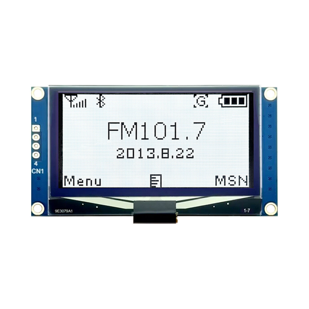 2.42寸3.3v单色oled液晶显示屏oled视角128*64点阵黑底白字多模块
