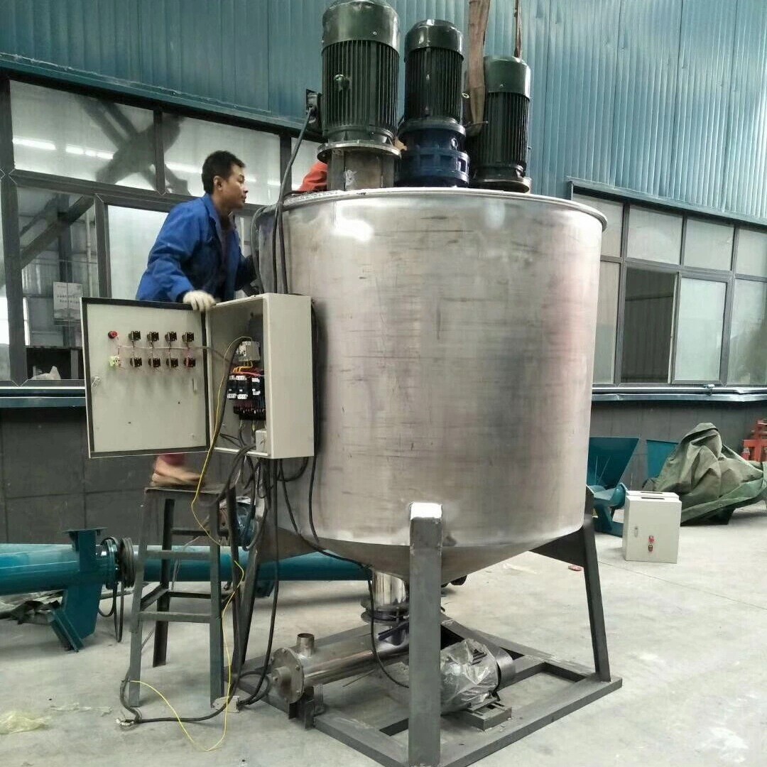热销膏状物料双轴搅拌机涂料高低速混合机立式机器仿瓷涂料不锈钢