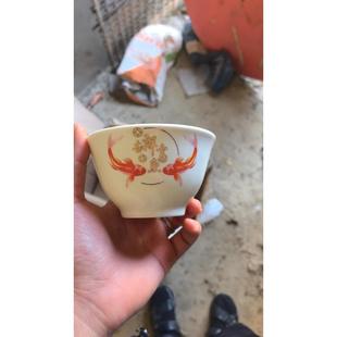 43n桂林油茶碗灌阳瓯子茶小碗瓷器带编号的筛茶锤酒杯全州恭城兴