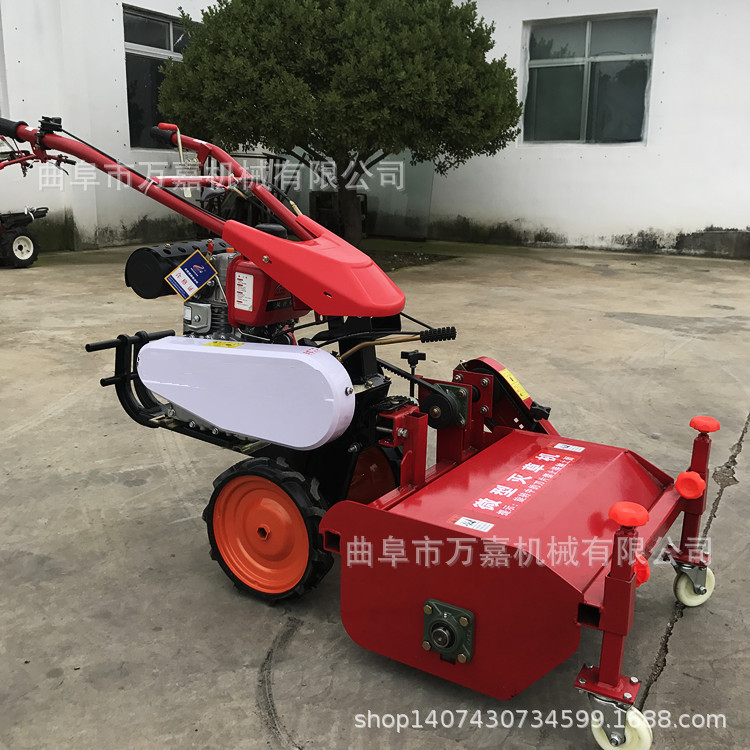热销果园手推式小型灭草机柴油灭自走式碎草机手扶杂草快速园林草