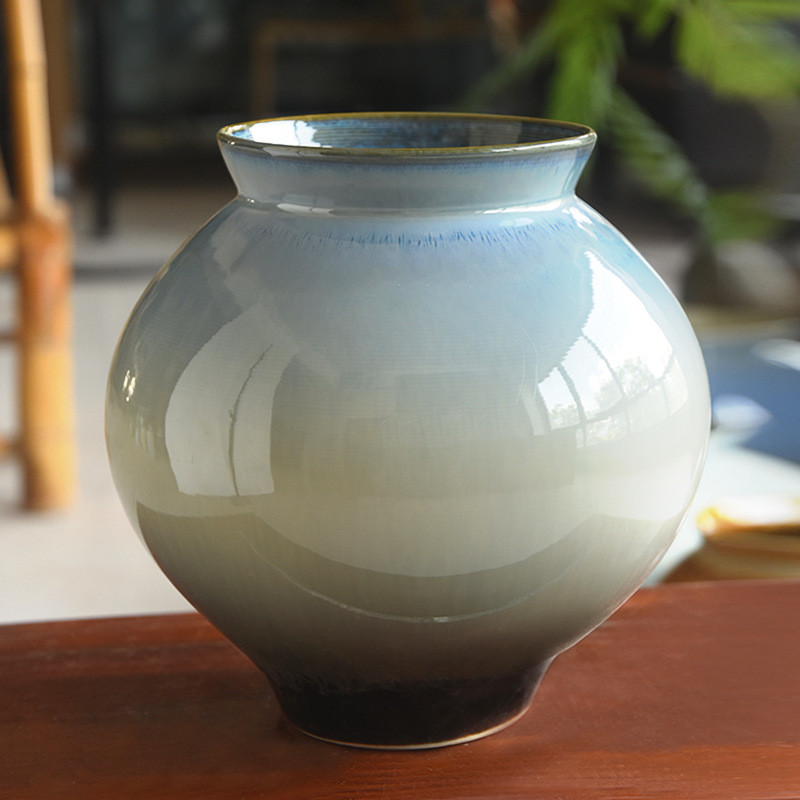 陶瓷花盆景德镇高档手工盆花瓶摆件盆插花家用多肉盆绿植客厅