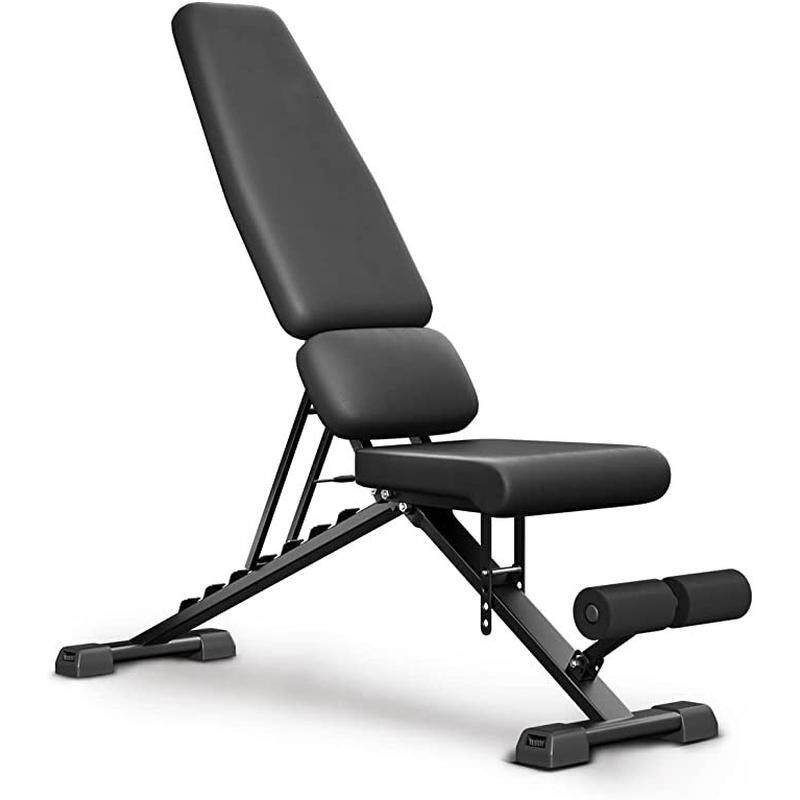 杠铃卧推家用健身椅仰卧起坐辅助器材男哑铃凳飞鸟折叠多功能凳子