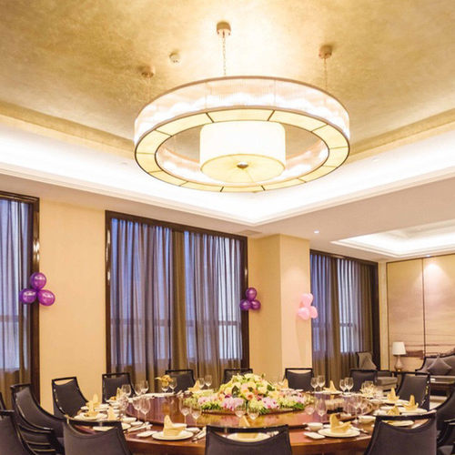 热销圆形圆环吊灯led现代简约店铺大堂工业风灯环形工程圆圈灯具