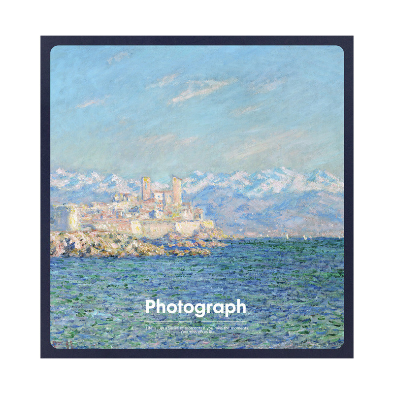 vhm75寸6寸7寸文艺自粘式覆膜相册本情侣diy复古风影集家庭相簿