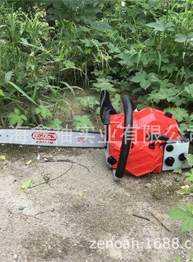 热销捍绿hl-65四冲程油锯果树修枝锯子21机汽油动力伐木锯户外砍